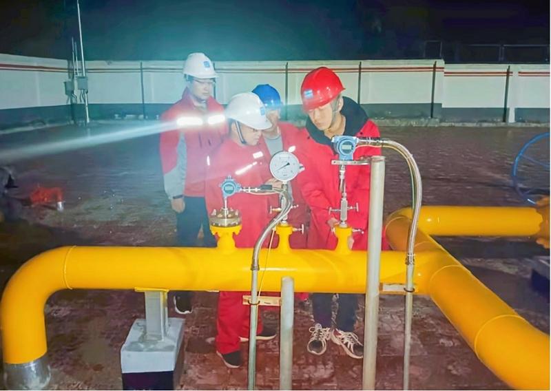 華北分公司江西天然氣（大余-信豐段）管道干燥成功驗收