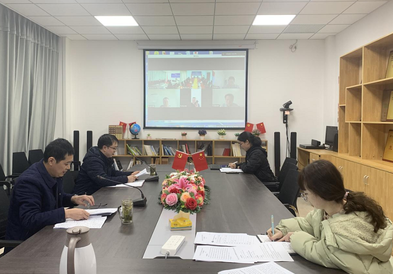 胡流芳、張勇參加華北公司2021年度領導干部民主生活會