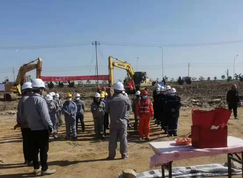 中化勞務裕龍石化煉化一體化項目化工區(qū)一級地管開工