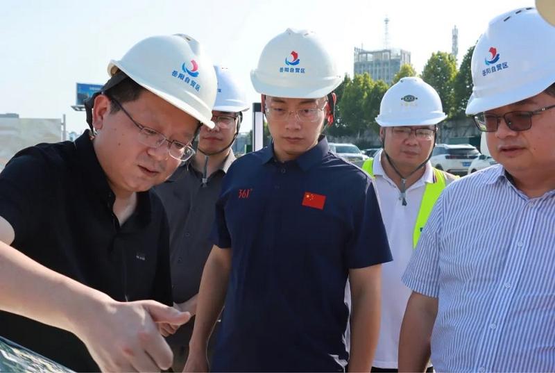 王東輝、周玉萍一行調研岳陽自貿片區EOD建設項目