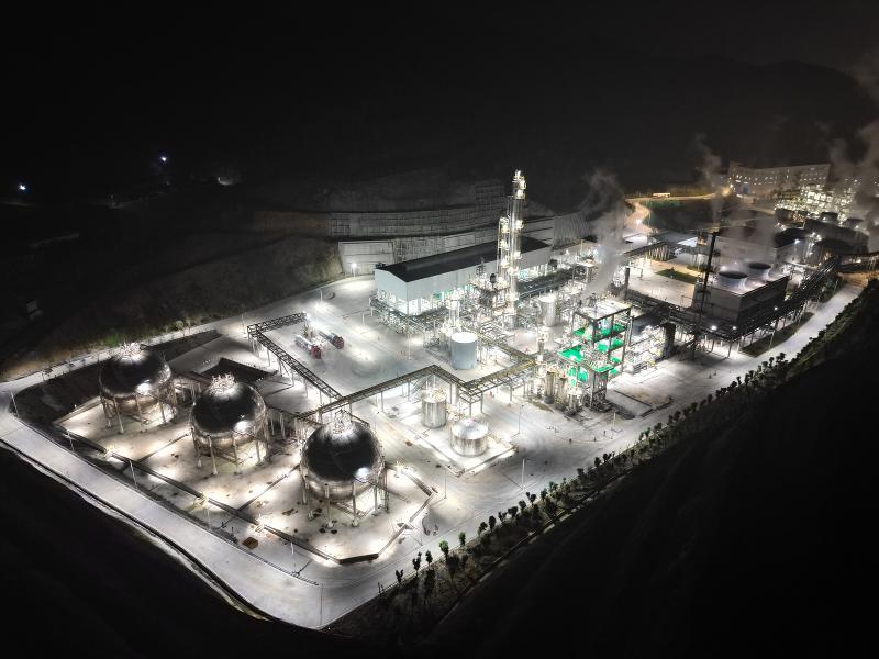 西部公司中化涪陵環保搬遷項目一期工程年產20萬噸精細磷酸鹽及配套新型專用肥項目年產20萬噸合成氨裝置